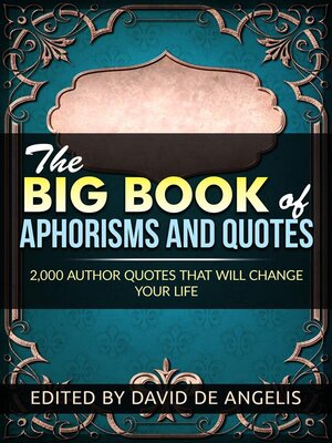 cover image of The Big Book  of Aphorisms  and Quotes